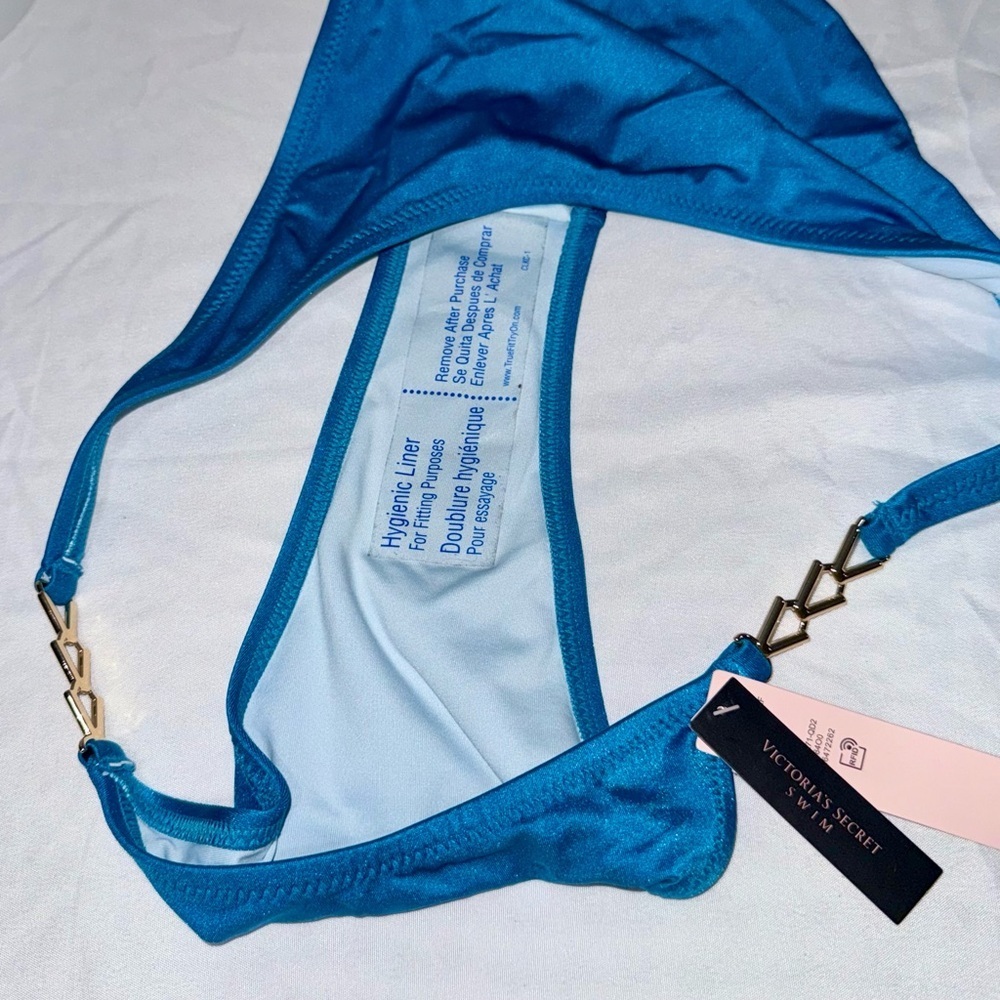 NWT Victoria Secret Shimmer Bikini Set 38C - Picture 6 of 7